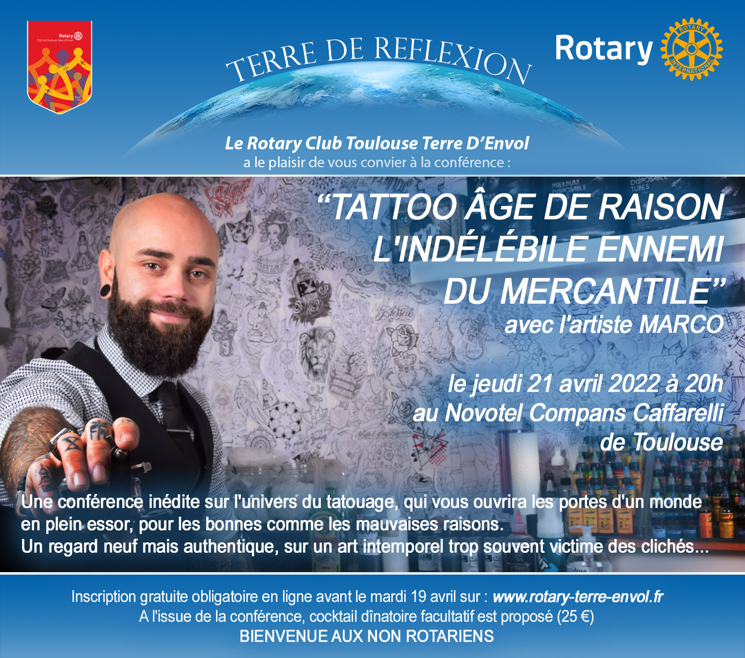 Conférence : « Tattoo âge de raison, l’indélébile ennemi du mercantile »