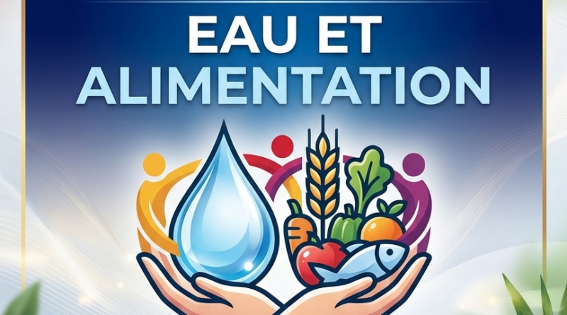 Affiche conférence alimentation et eau